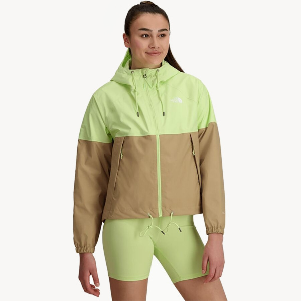 Куртка TNF W Antora Rain Hoodie (Женский; S; AstroLime KhakiStone)